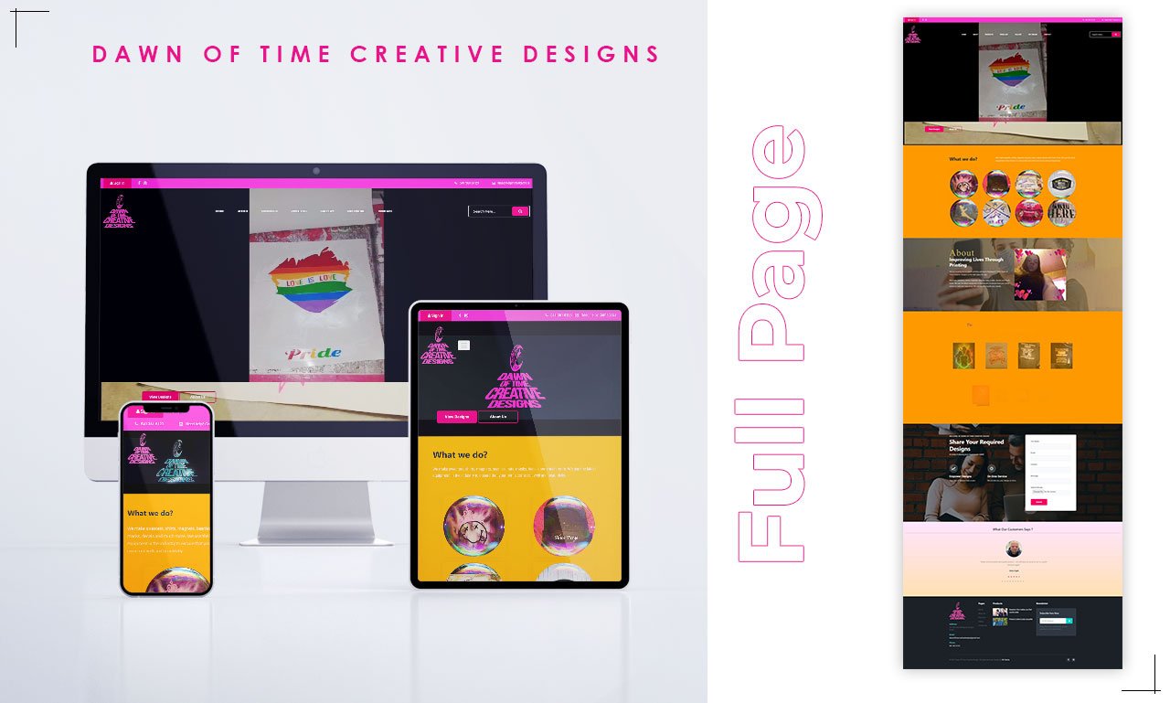 Dawn Of Time Creative Design